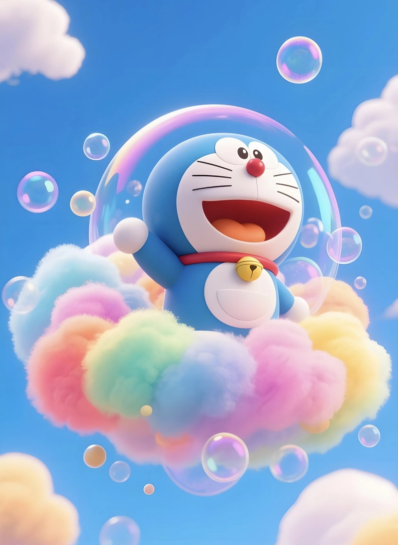 3d wallpaper cute doraemon dp
