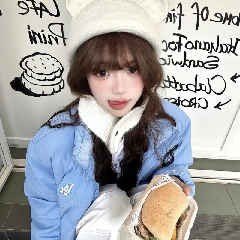 Adorable girl profile picture featuring cozy indoor atmosphere style