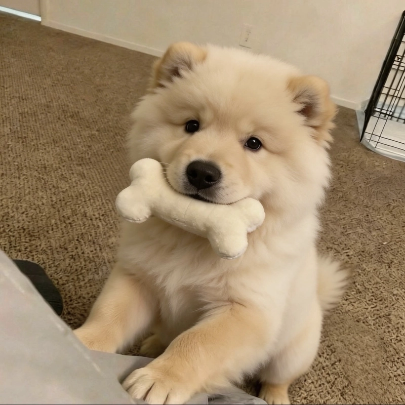 Adorable puppy profile picture with warm lighting aesthetic vibes