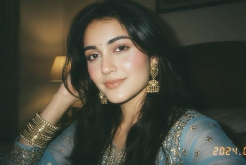 Aesthetic Punjabi girls DP cute glow style