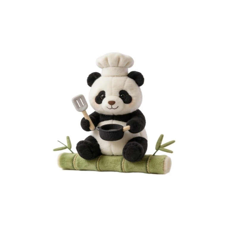 Aesthetic panda dp with a soft artistic design