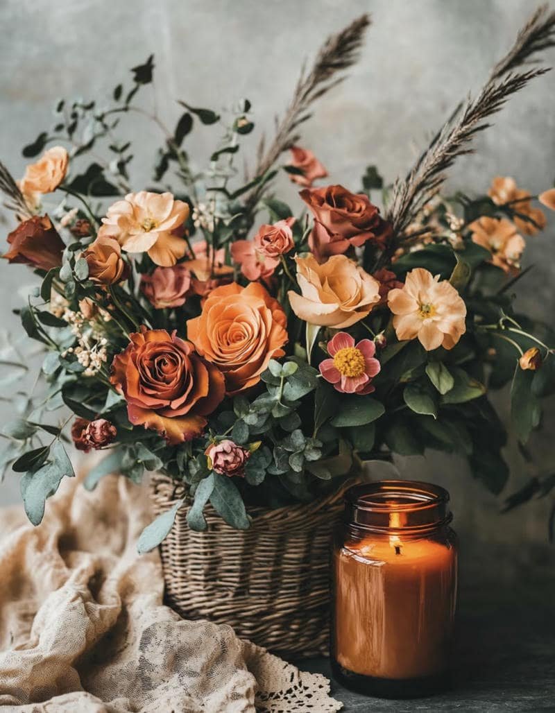 Aesthetic rose petals dreamy display DP