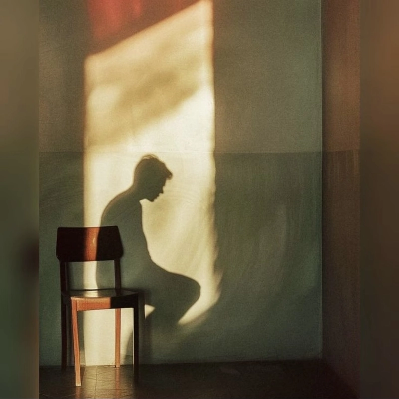 Alone mood off dp showing quiet night emotional mood