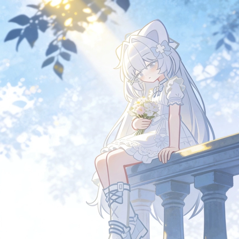 Anime aesthetic DP with a dreamy and artistic vibe