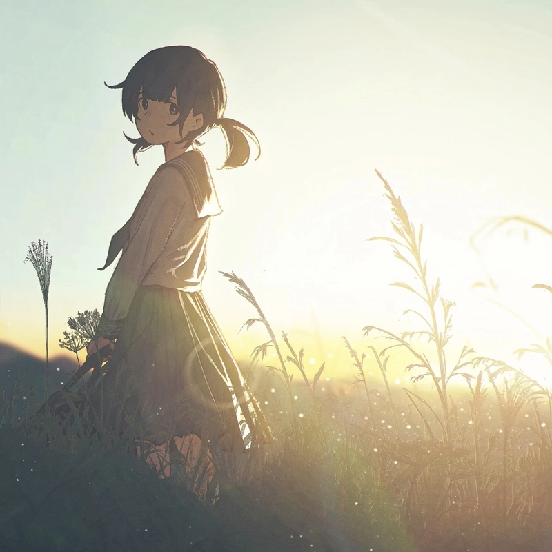 Anime aesthetic DP with a serene and graceful look