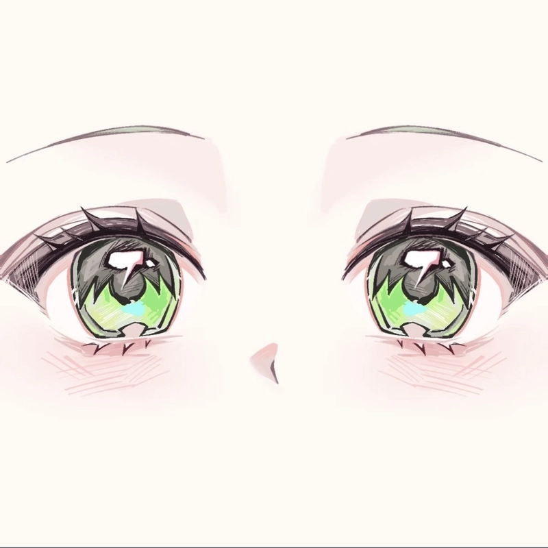 Artistic girls eyes DP emphasizing beauty and emotion