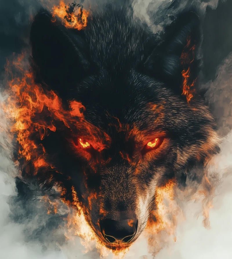 Bold Wolf DP Images for Fearless Social Profiles