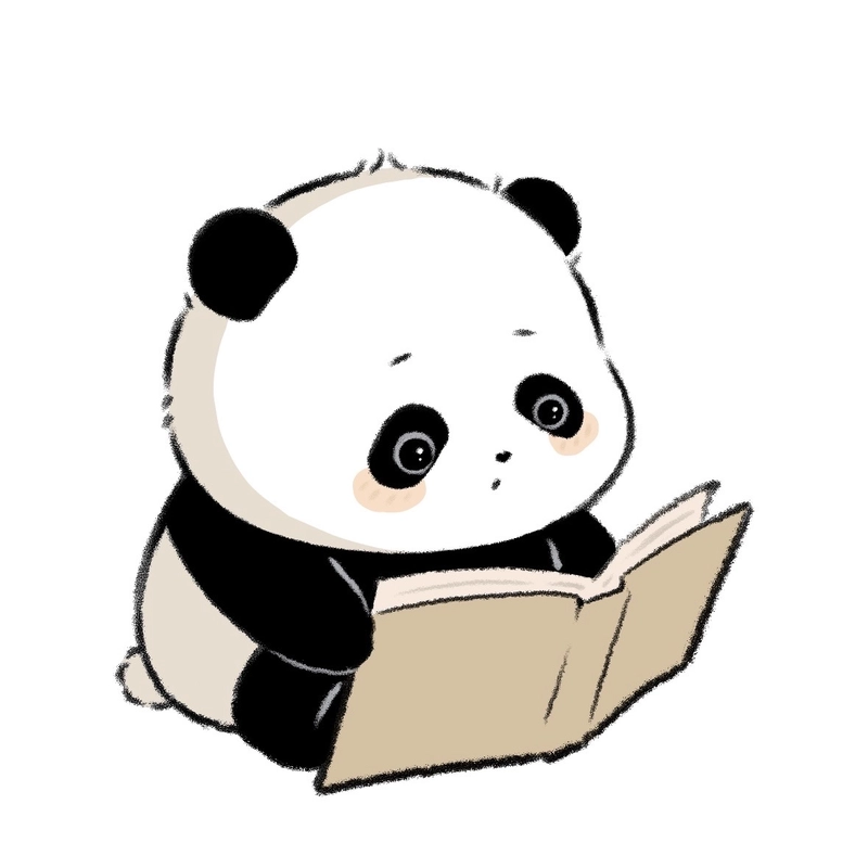 Cartoon panda dp with a fun and joyful vibe