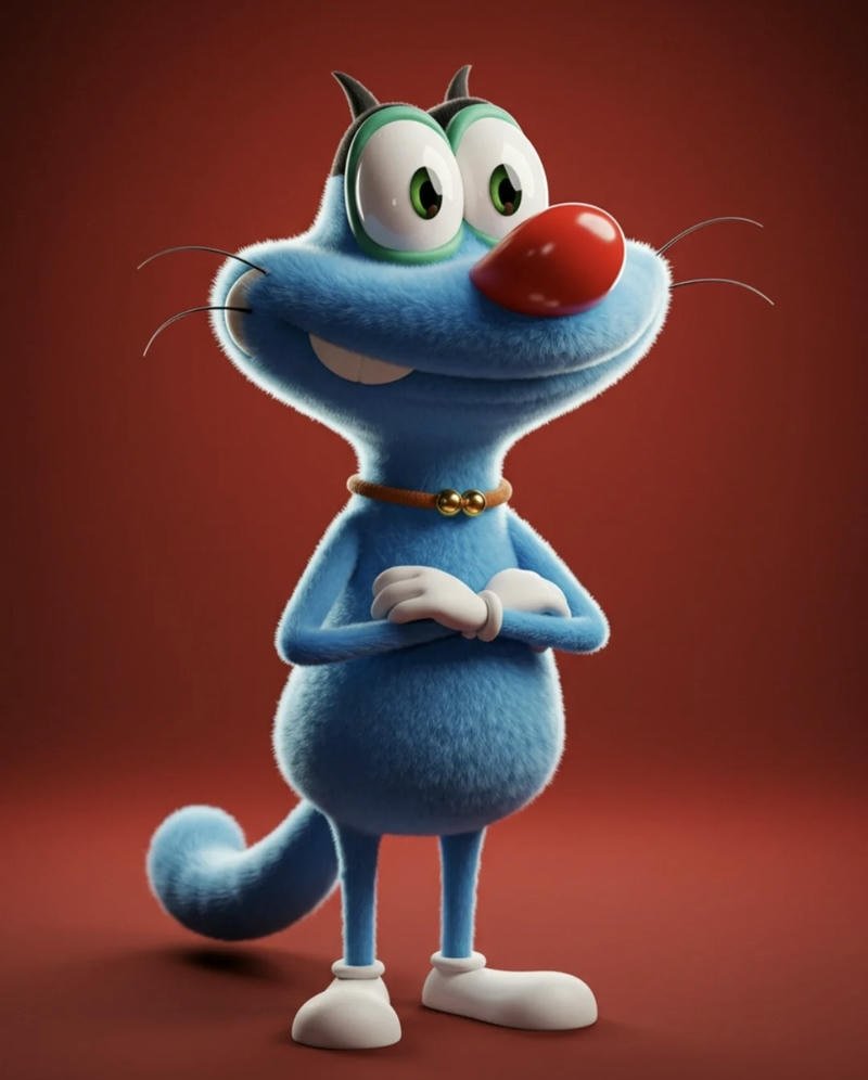 Cool Oggy Avatar Pictures with Stylish Cartoon Look