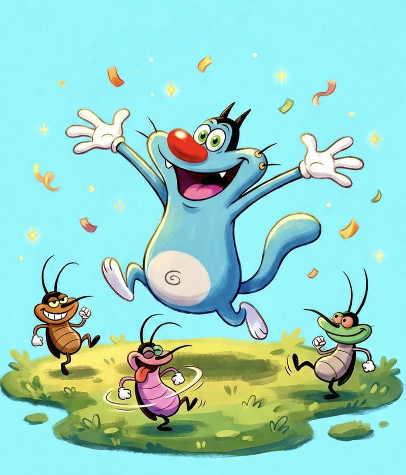 Cool Oggy DP Pics with Funny Cartoon Vibes