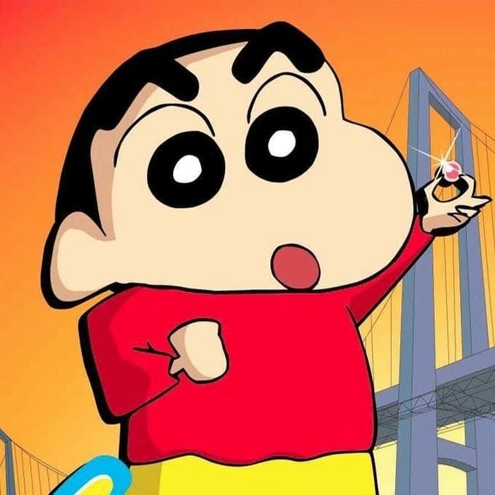Cute Shinchan WhatsApp DP profile pic