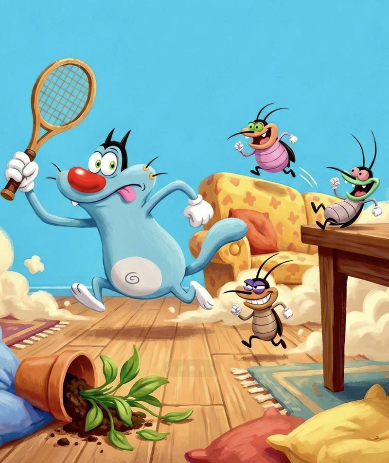 Funny Oggy DP Images for Cool Cartoon Lovers