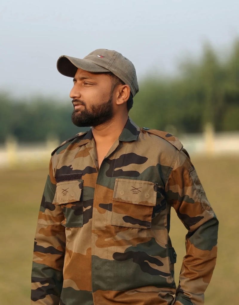 Indian Army soldier walking forward symbol of pride and bravery