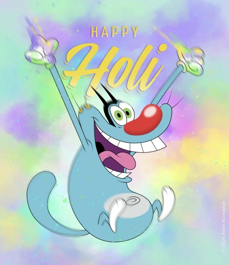 Laugh Out Loud Oggy DP Images Cartoon Style