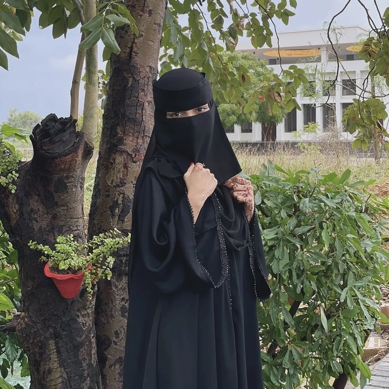 Modest fashion hijab dp with a stylish modern look