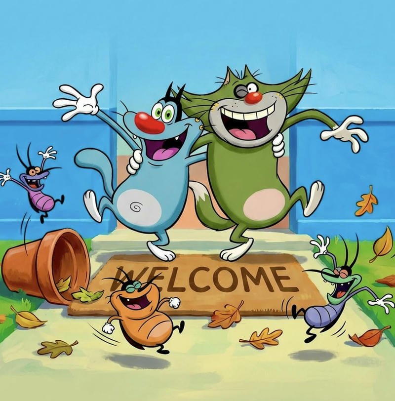Oggy Cartoon DP Ideas with Playful Expressions