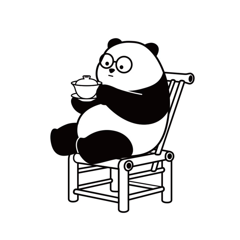 Panda dp featuring a cute and playful expression