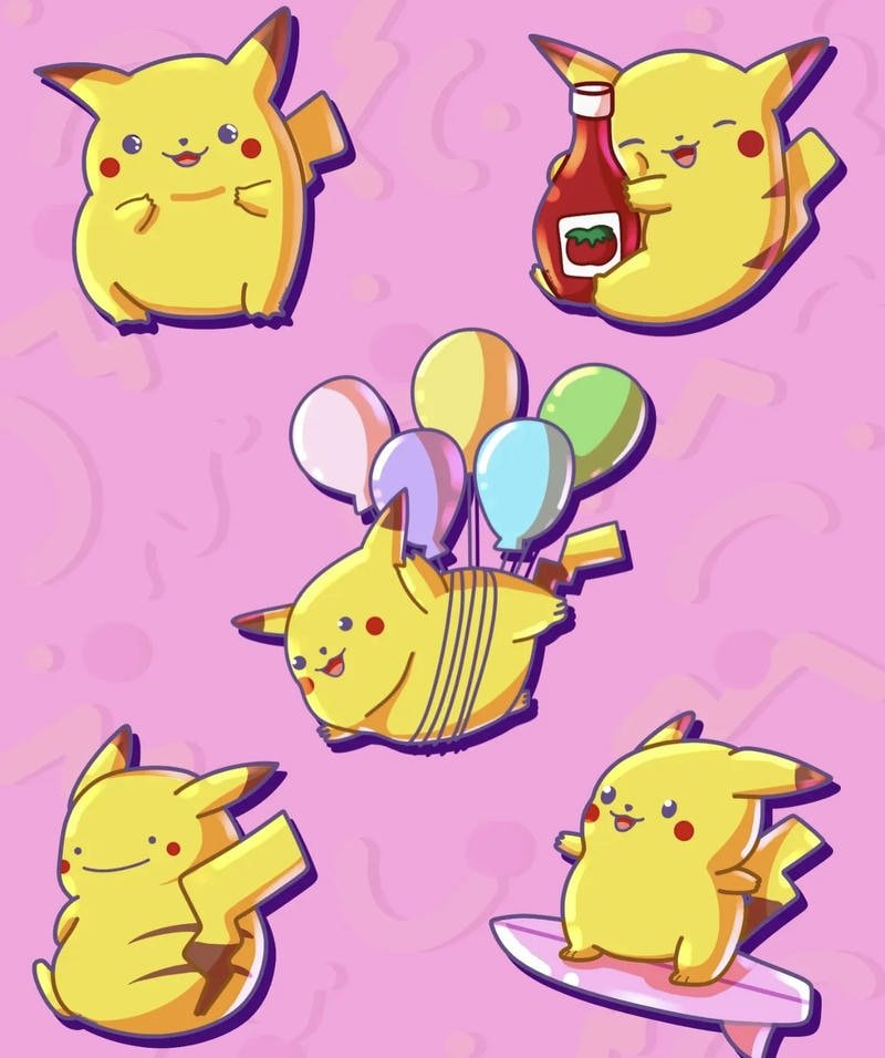 Pikachu Cute DP Collection for Pokemon Enthusiasts