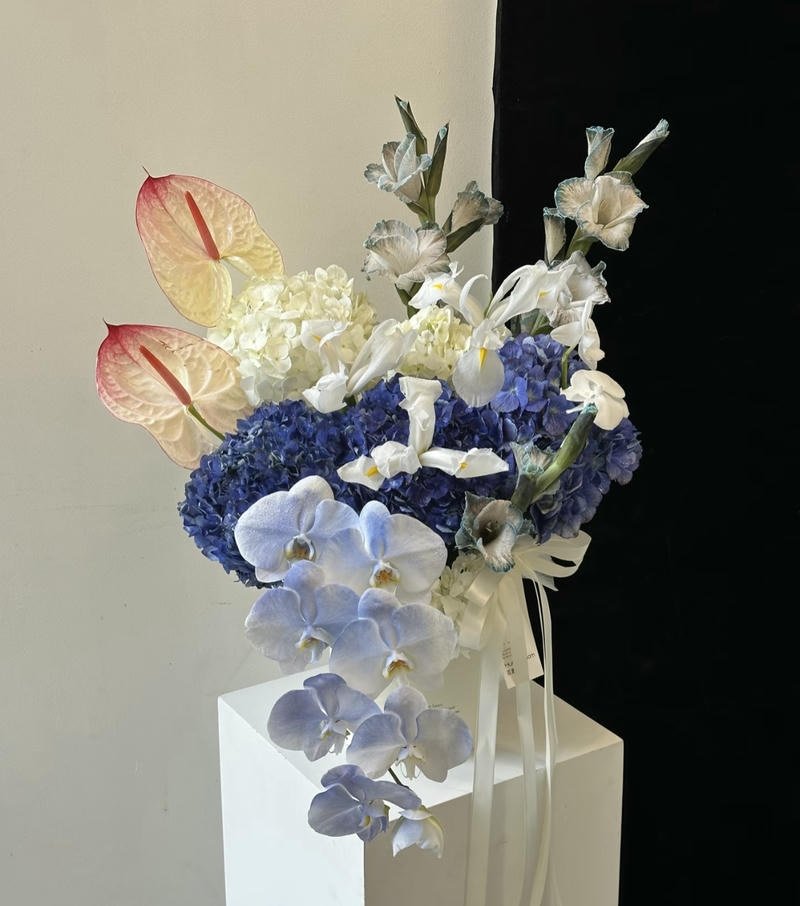 Pink blossom flowers aesthetic profile look