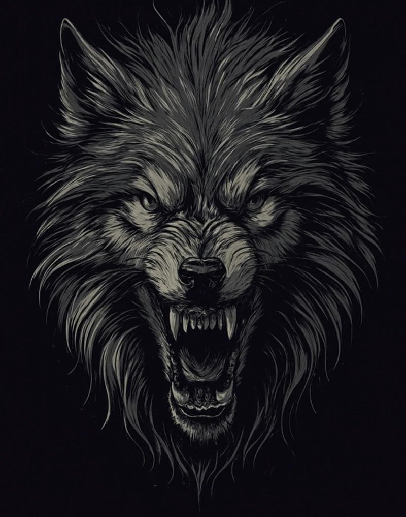 Savage Wolf DP Ideas for Fierce Online Presence