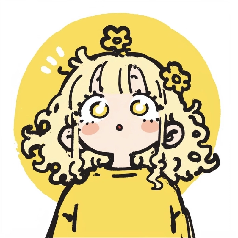 Stylish cute yellow dp with trendy modern fashion vibes