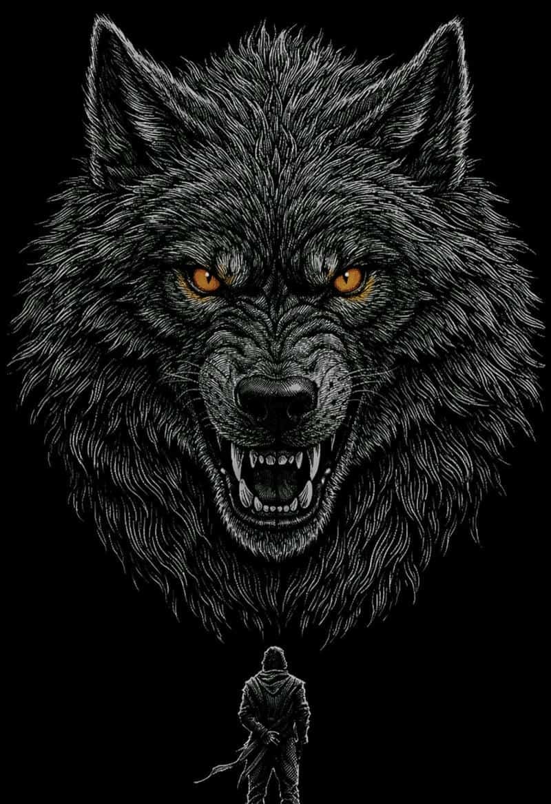 Wolf DP for WhatsApp with Strong Alpha Vibes