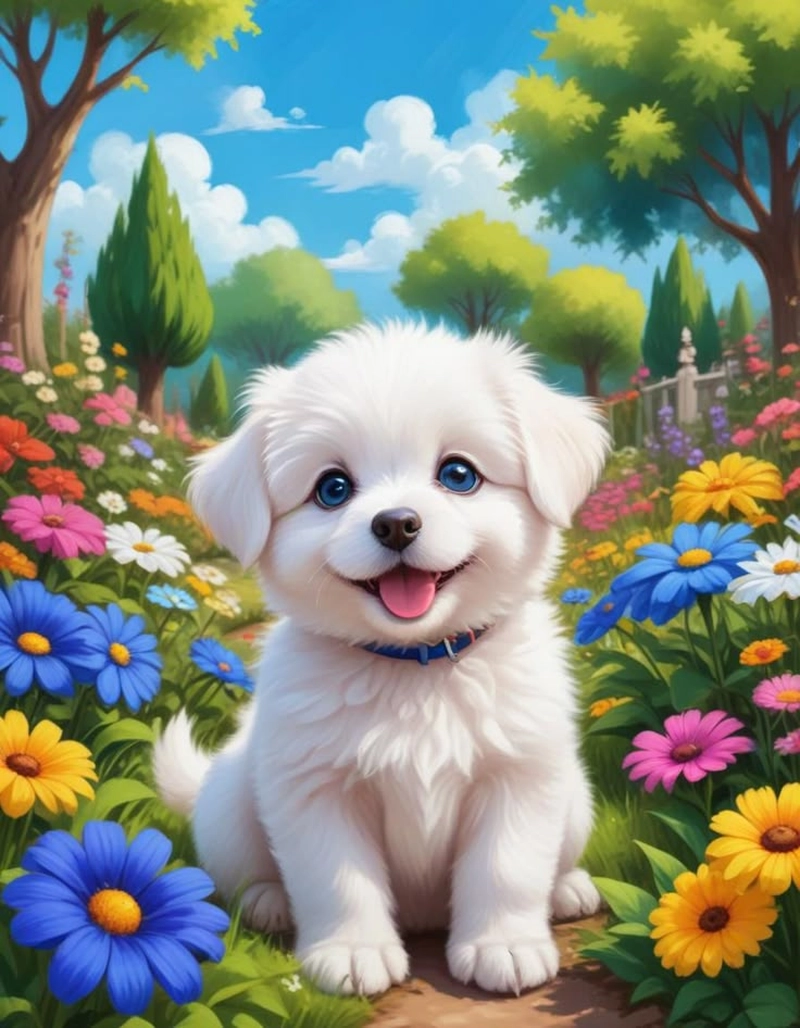 aesthetic cute dog
