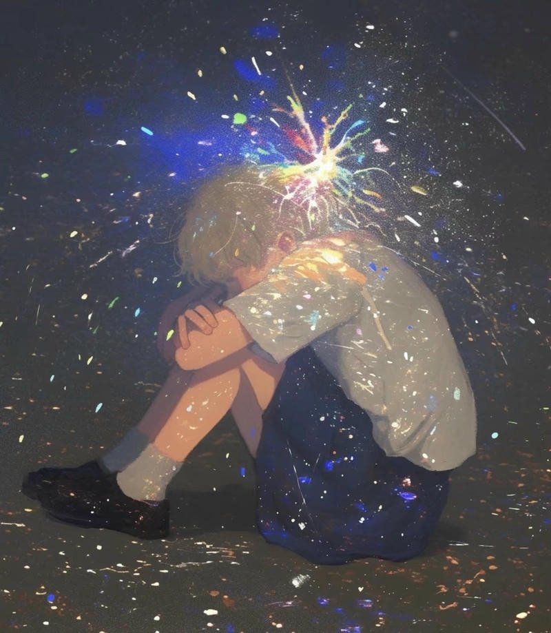 aesthetic sad anime boy dp