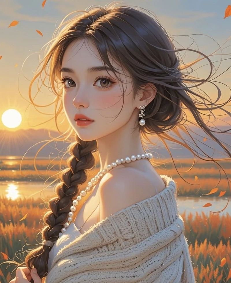 alone girl dp cartoon