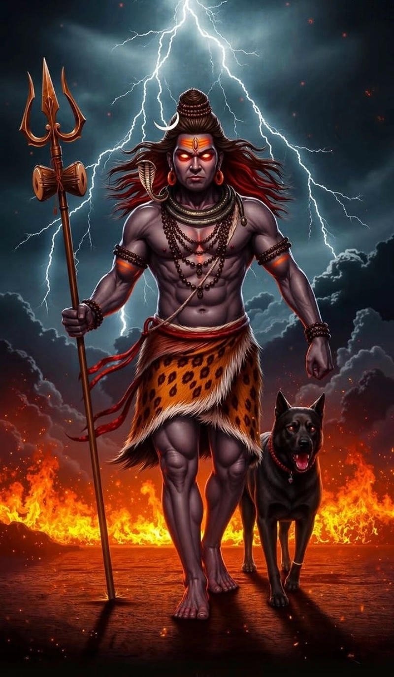angry shiva dp