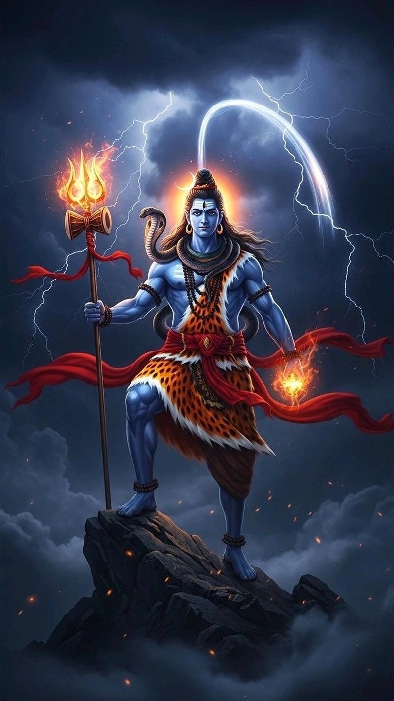 angry shiva whatsapp dp