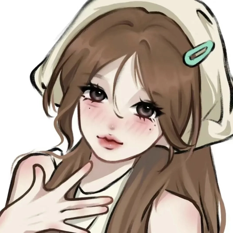 anime cute face dp