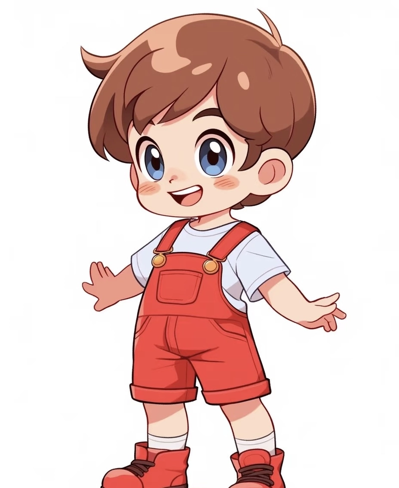 attitude cute boy cartoon wallpaper