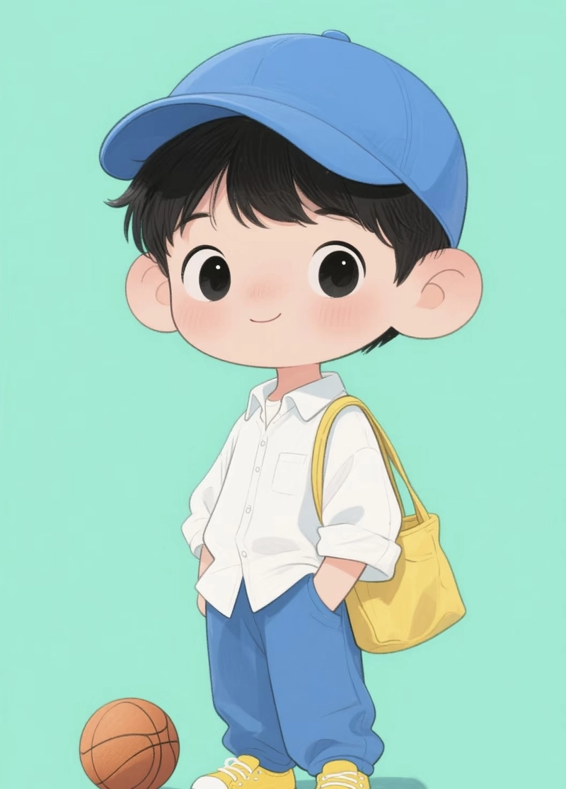 attitude cute cartoon dp boy