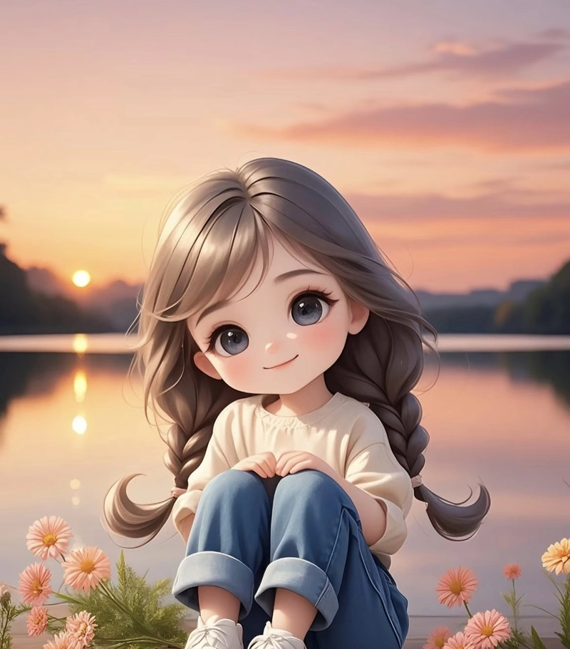 attitude girls cartoon dp