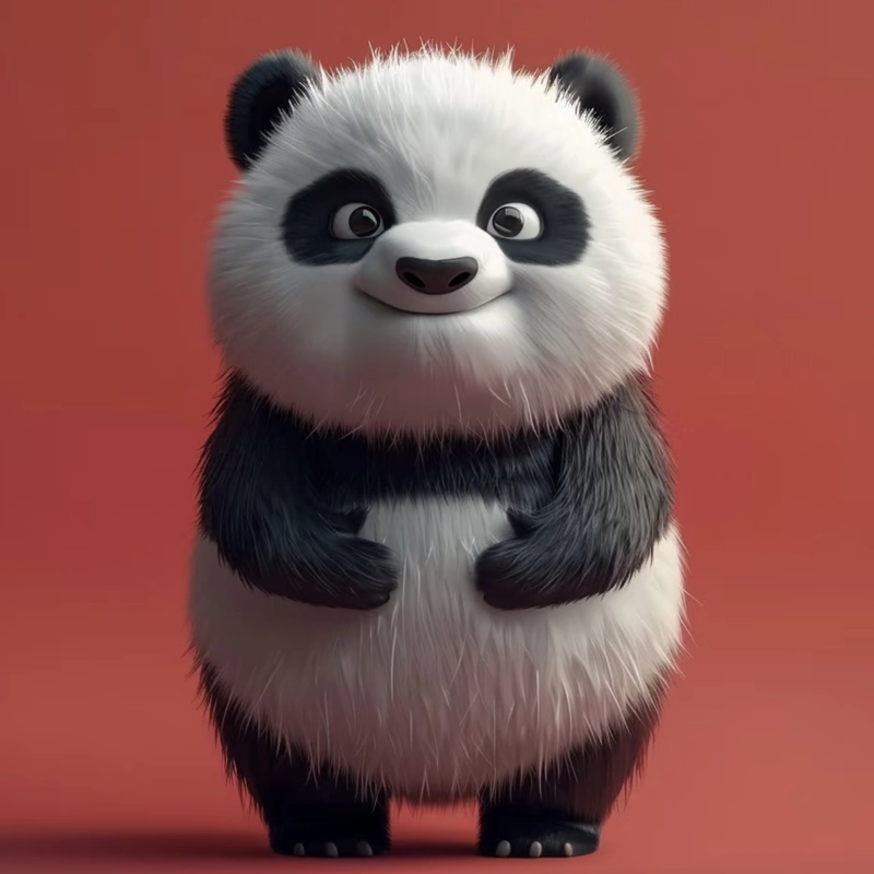baby in panda suit dp