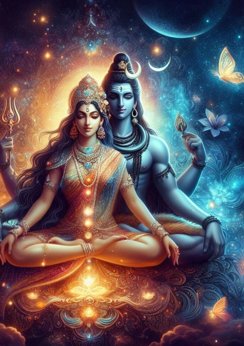 best shiv parvati dp for whatsapp