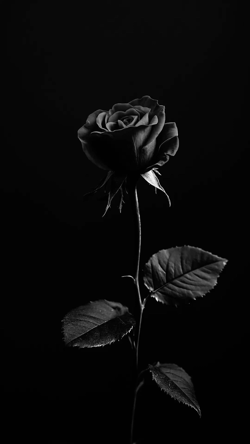 black flower dp whatsapp photo