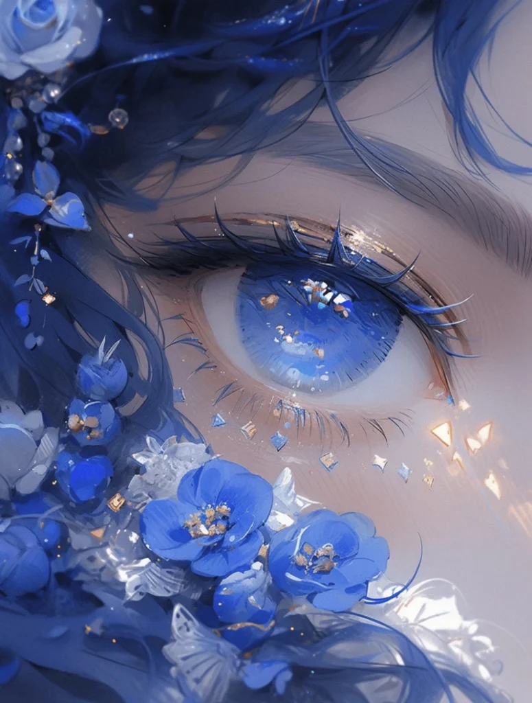 blue eyes dp