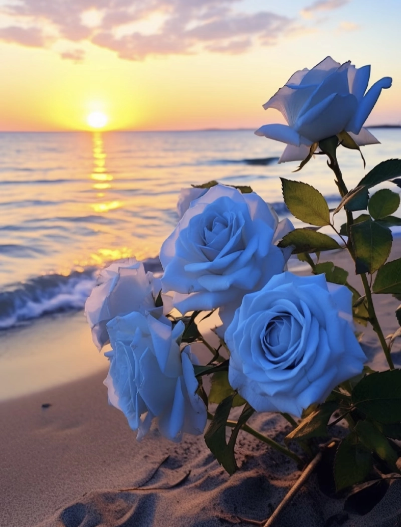 blue rose dp