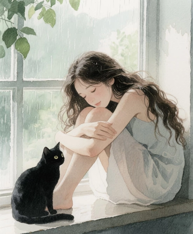 cartoon girl photo