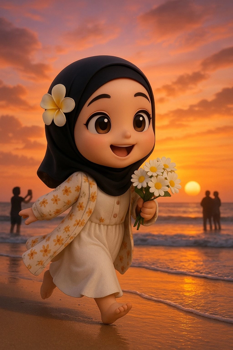 cartoon hijab dpz pics