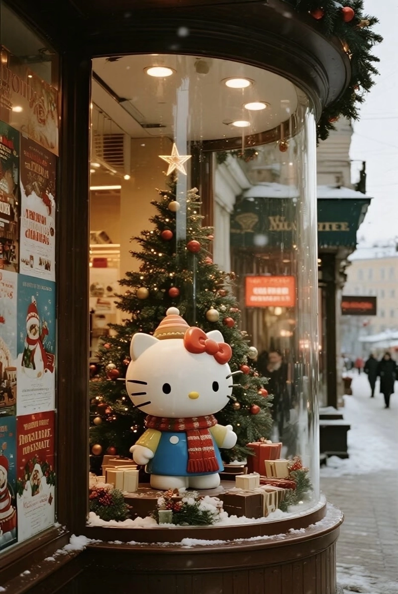 christmas pfp hello kitty