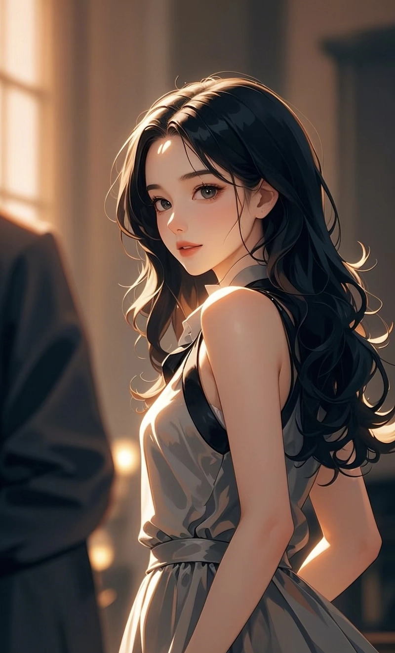 cool cartoon girl