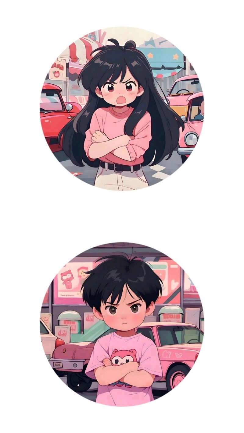 couple dp for instagram cartoon