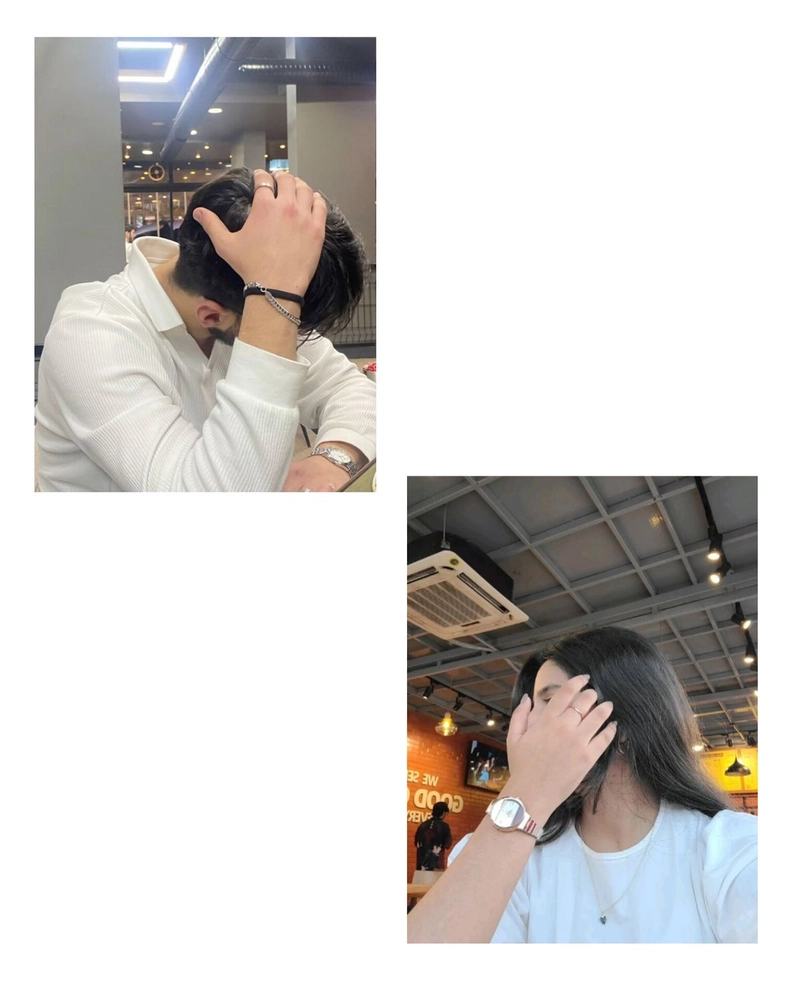 couple dp for instagram half half aesthetic