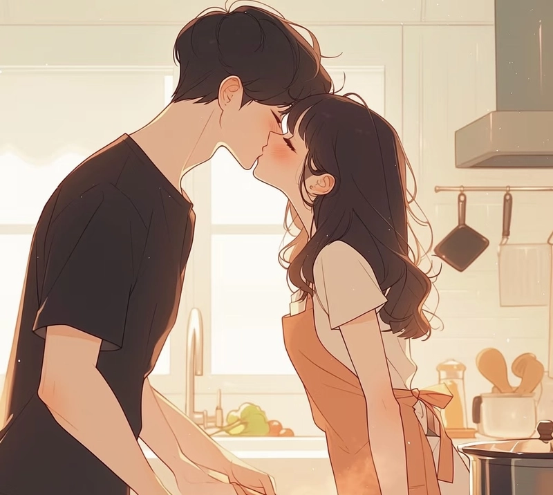 couple kiss dp for instagram