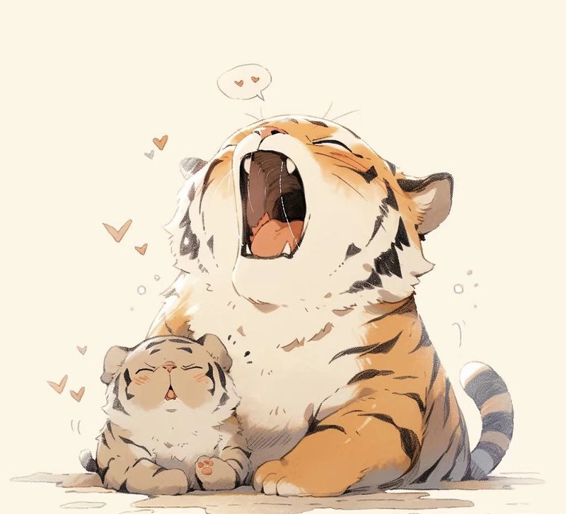 cow faced tiger dp