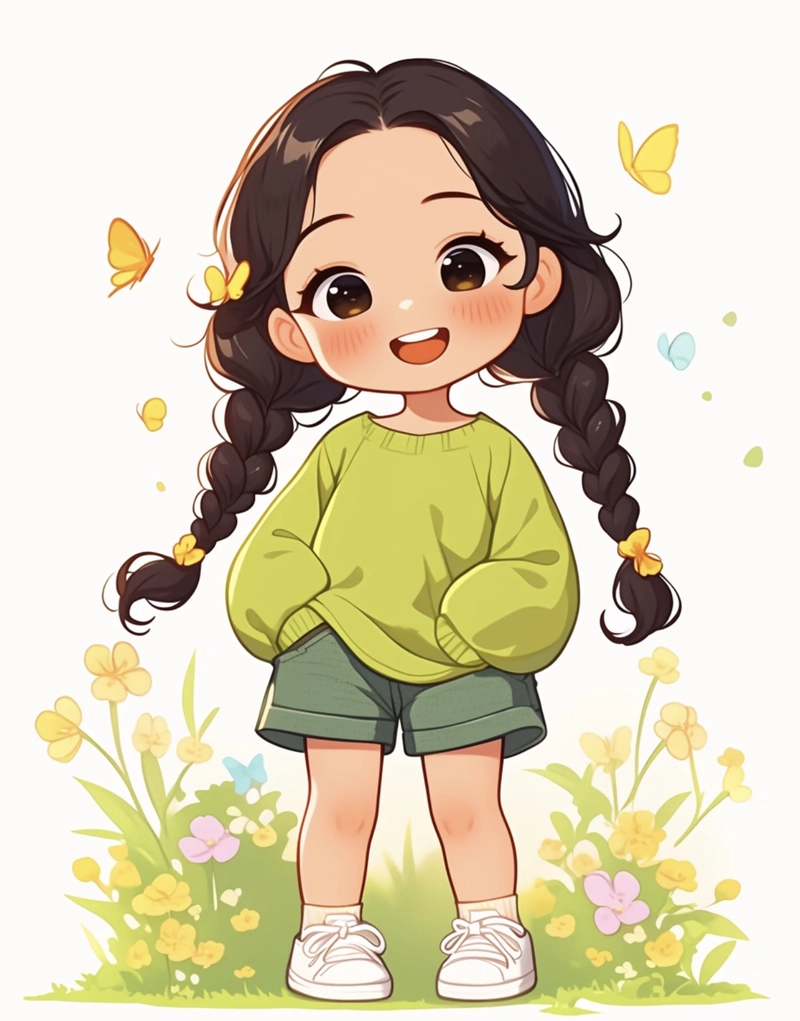 cute aesthetic cartoon dp for instagram