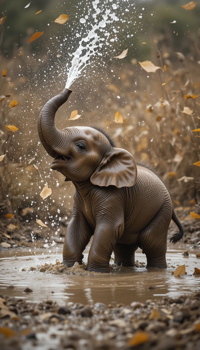 cute baby elephant cartoon